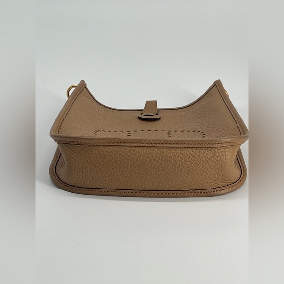 Hermes Taurillon Clemence Evelyne TPM Shoulder Bag Beige - Picture 7 of 11